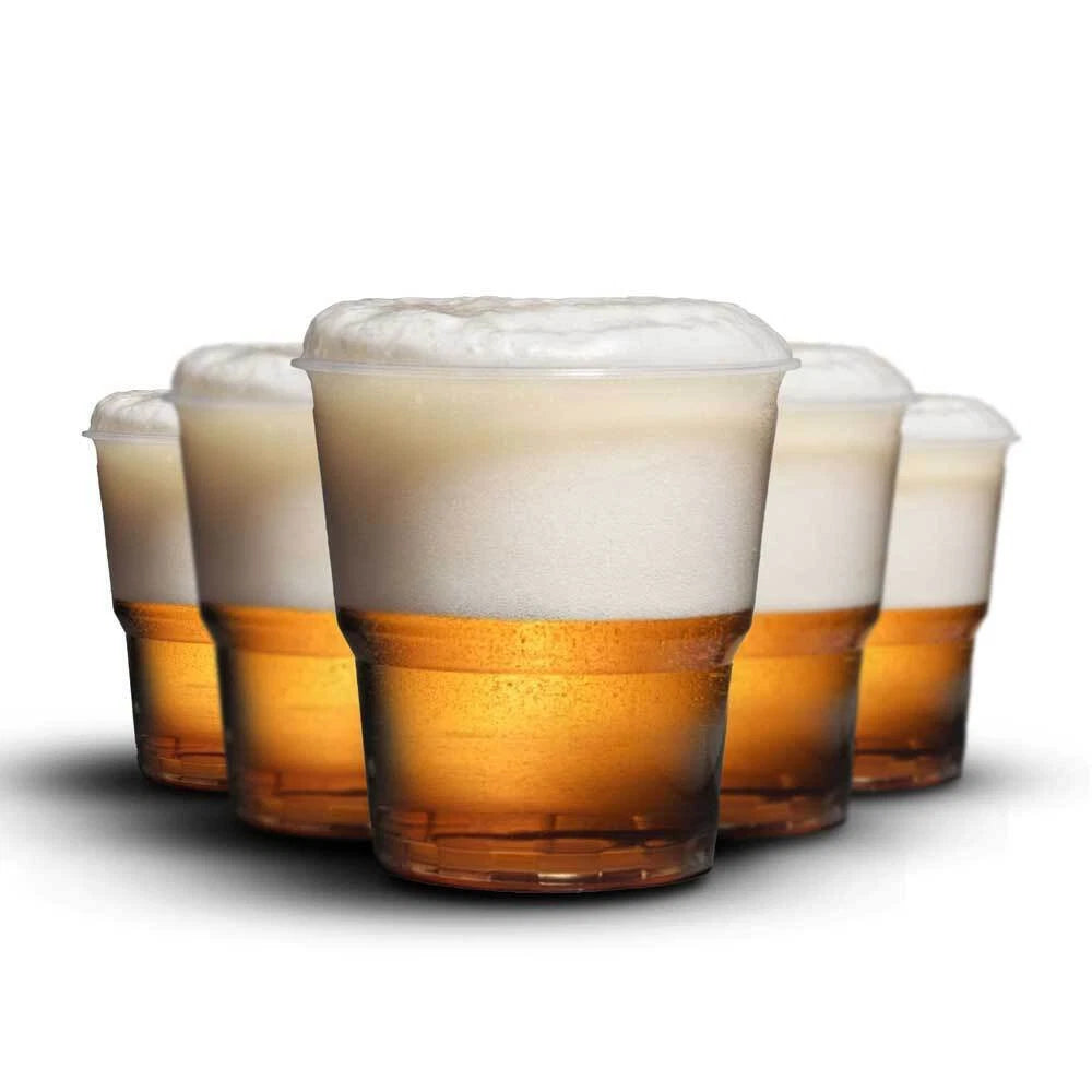 Reusable Plastic Pint Cups Whisky Beer Drinking Cups for Pub Beach Parties