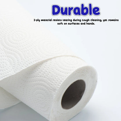 6 x Panda Glory Super Mega Absorbent Kitchen Roll 2Ply for Home Restaurants