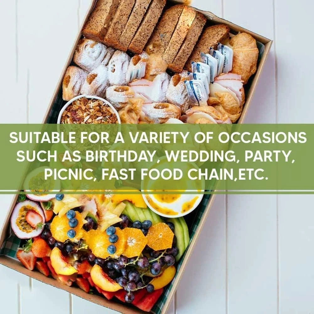 5 x Cardboard Gift Hamper Tray for Christmas New Years Parties 16" x 10.5" x 4"