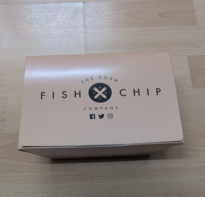 300 x Fish & Chips Boxes for Cardboard Brown Food Packing Parcel Takeaway