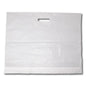 500 x Light Grey Patch Handle Bags 22" x 18" x 3" Reusable Shopping Bags