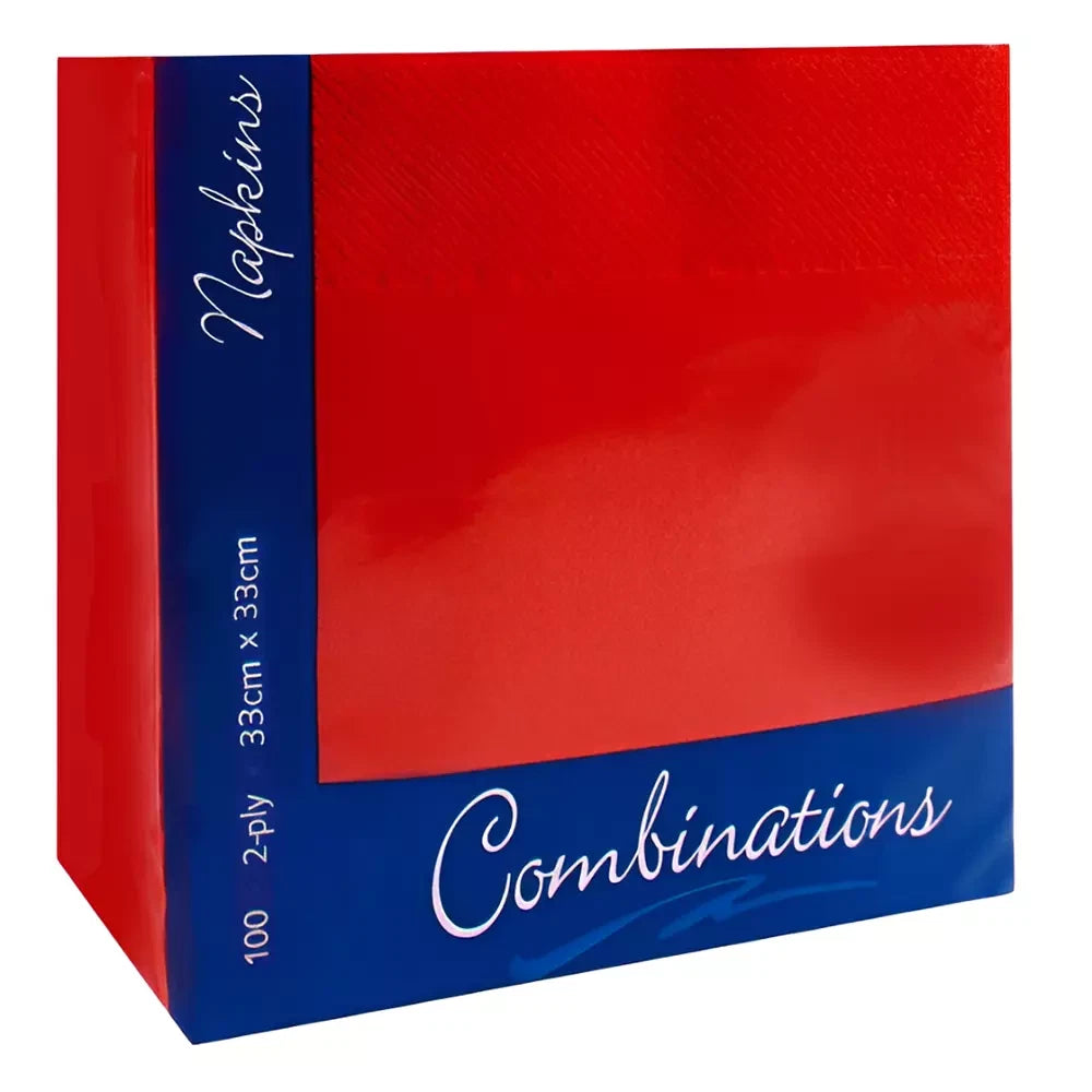 Combination Paper Napkins Colored Serviettes Tissue Paper 40cm x 40cm 2ply