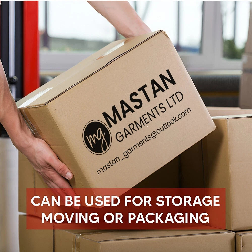 80 x Double Wall Cardboard Boxes Mastan Printed Moving Carton 60 x 30 x 40cm