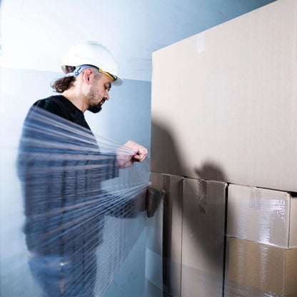 Clear Pallet Wrap Megastretch Shrink Wrapping Film Non Extended 500mmx300m 17mu