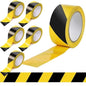 24 x Reflective Hazard Tape 50mm x 33m Black & Yellow Adhesive Barrier Tape