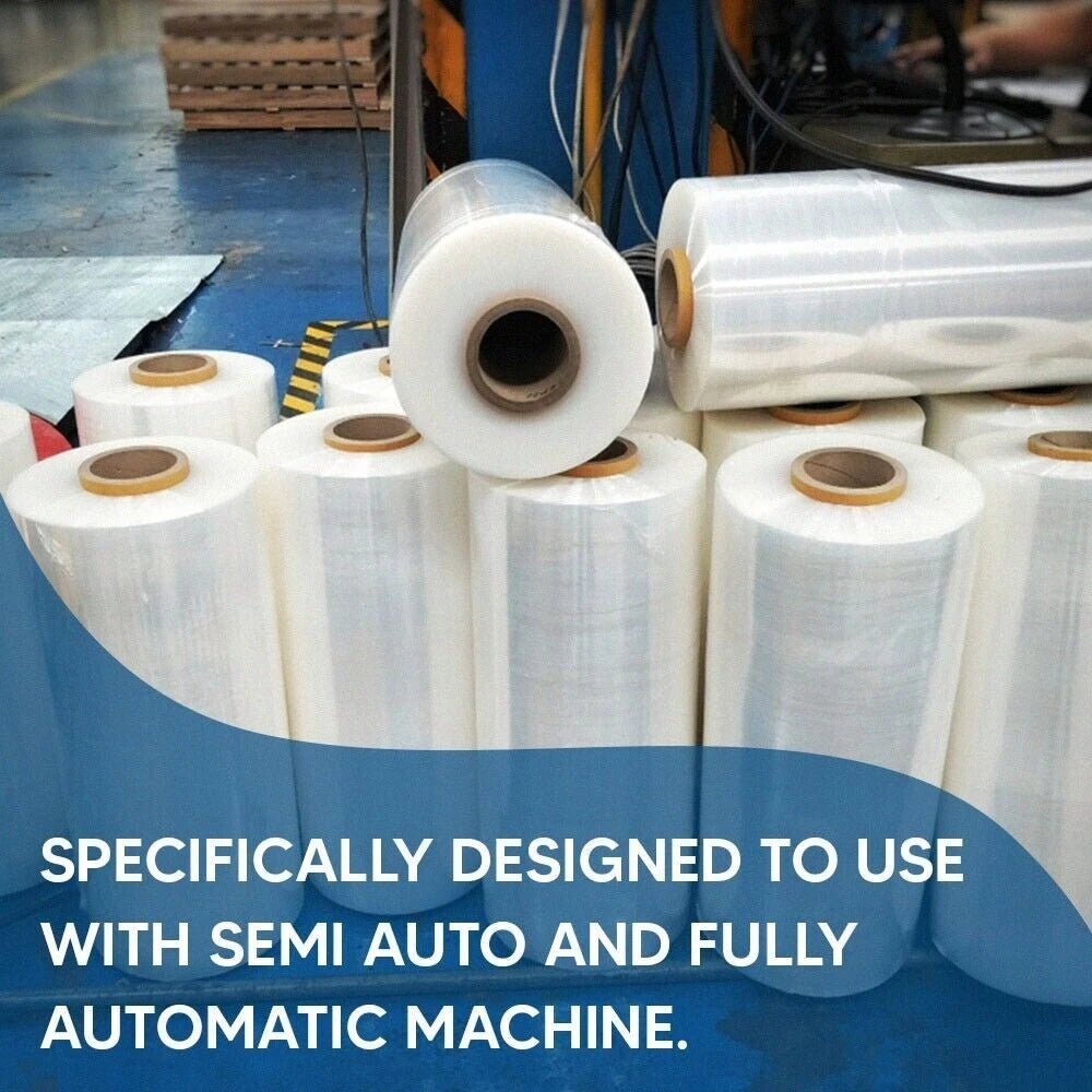 Clear Machine Pallet Wrap 500mmx10mu 510 Intelligent Carbon Neutral Pallet Wrap