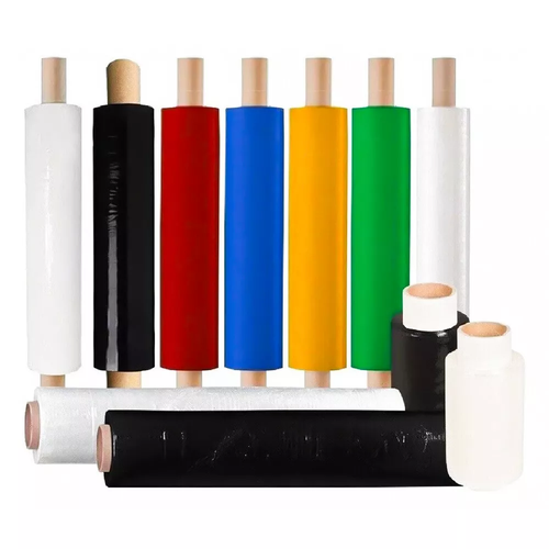 Pallet Wrap Roll Extended 400mm x 200m 20mu Clear Stretch Shrink Cling Film Wrapping Roll for Moving House, Furniture & Industrial Uses