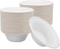 White Biodegradable Bagasse Bowls - 6oz (180ml)