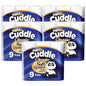 45 x Toilet Tissue Paper Roll Panda Cuddle Classic Soft Quilted 3 Ply 160 Sheets
