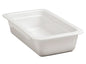 Plastic Food Serving Tray White Reusable Tray for Catering Kitchen - 7" x 9"
