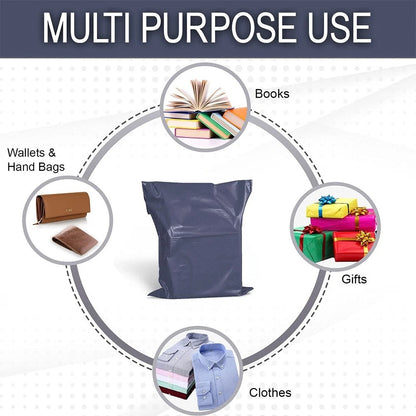 80,000 x Dark Grey Mailing Bag Misprinted Postage Mailers 8" x 12" (Full Pallet)
