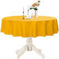 Plastic Table Cloth Reusable Waterproof Wipeable Table Protector Cover 84"