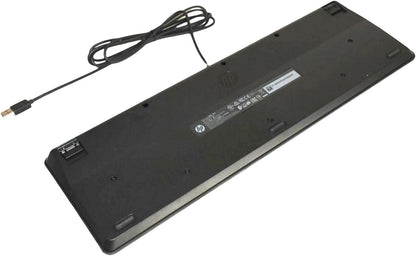 HP USB Wired Keyboard Black for Desktop Laptop Office Use