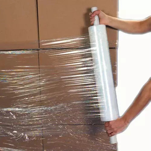 Pallet Stretch Shrink Wrap Clear Cling Wrapping Film Extended Core - All Sizes