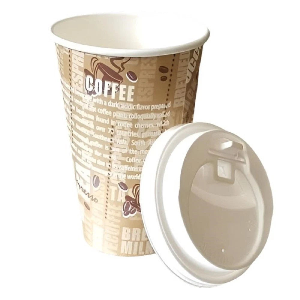 Disposable Coffee Paper Cups Restaurants Catering Supply - 8 / 10 / 12oz