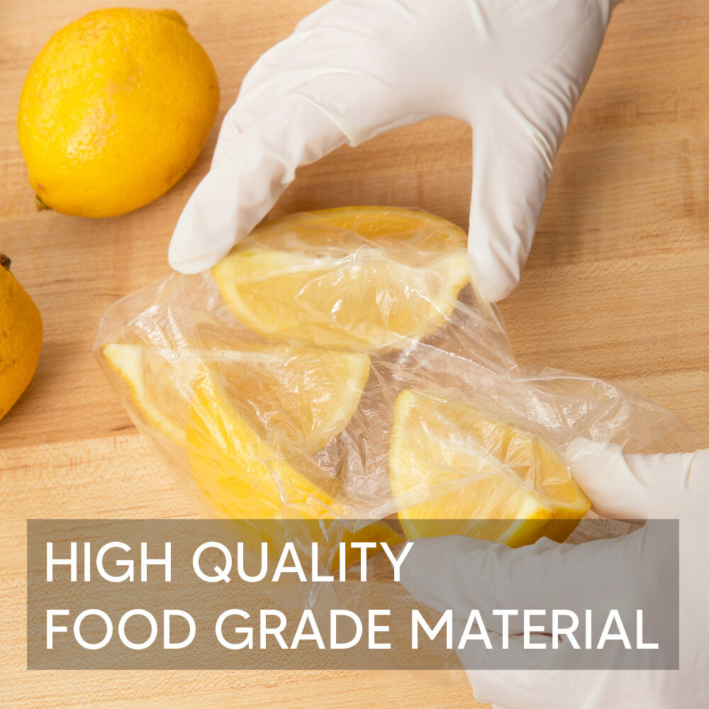 Clear Poly Max Food Freezer Storage Bags for Fruit Vegetable 400G - All Sizes