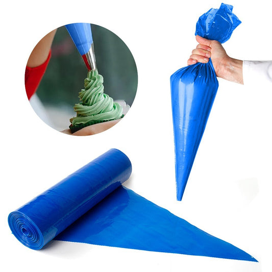 Icing Piping Bags Blue Sticky Disposable Cake Decoration Savoy Bag 21" (Large)