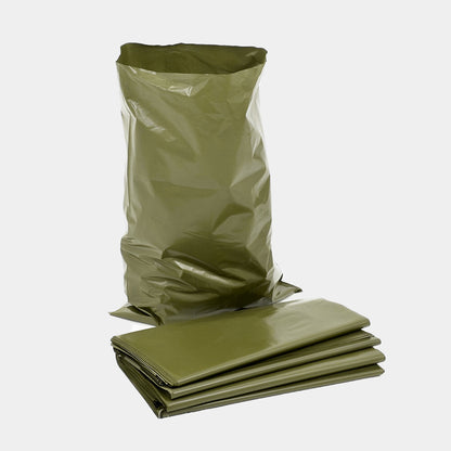 Rubble Sacks Heavy Duty 36" x 48" 350Gauge MILLITARY Green Builder Wastage Bags