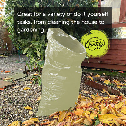 Rubble Sacks Heavy Duty 36" x 48" 350Gauge MILLITARY Green Builder Wastage Bags