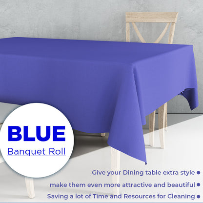 Colored Paper Banquet Roll Disposable Table Cover Banqueting Roll - 8m x 1.14m