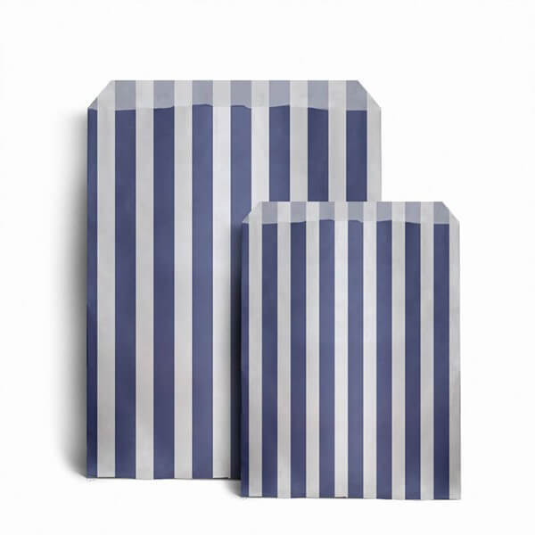 500 x Candy Paper Bags Striped Sweets Treats Parties Birthday Weddings 7" x 9"
