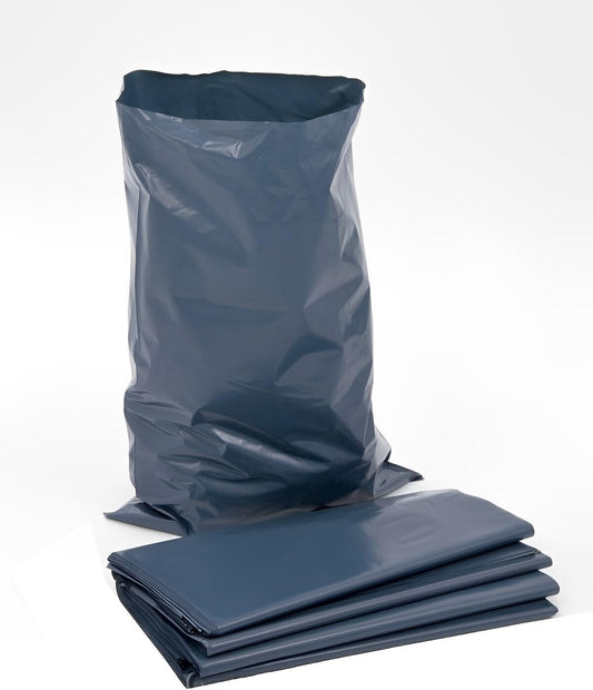 100 x Rubble Builder Bags Grey Refuse Sacks for Construction Site 22" x 34" 500G