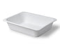 200 x Reusable Plastic Food Serving Tray 7" x 9" White Tray for Baking Freezing