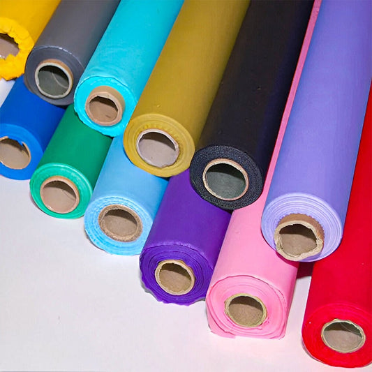 Colored Paper Banquet Roll Disposable Table Cover Banqueting Roll - 7m x 1.14m