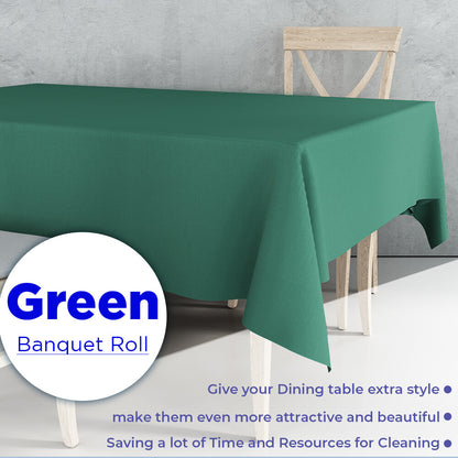 Colored Paper Banquet Roll Disposable Table Cover Banqueting Roll - 7m x 1.14m