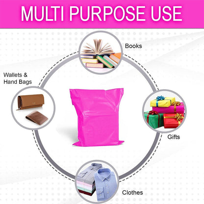 60 x Pink Mixed Size Mailing Bag 6.5 x 9, 9 x 12, 10 x 14, 12 x 16 (15pcs Each)