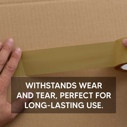 Parcel Packaging Tape Low Noise Adhesive Brown Cartoon Sealing Tape 48mm x 66m