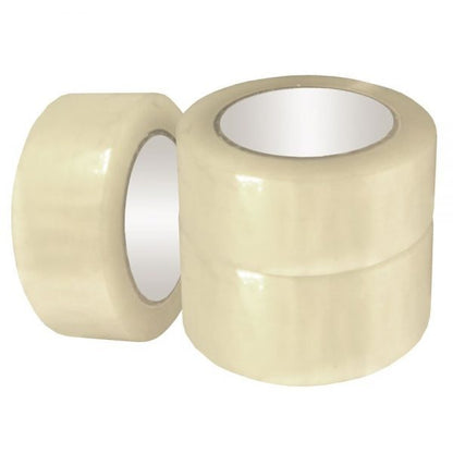 Parcel Packaging Tape Low Noise Clear & Brown Cartoon Sealing Tape 48mm x 66m