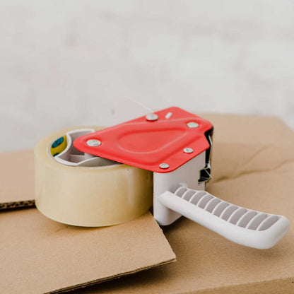 Parcel Packaging Tape Low Noise Clear & Brown Cartoon Sealing Tape 48mm x 66m