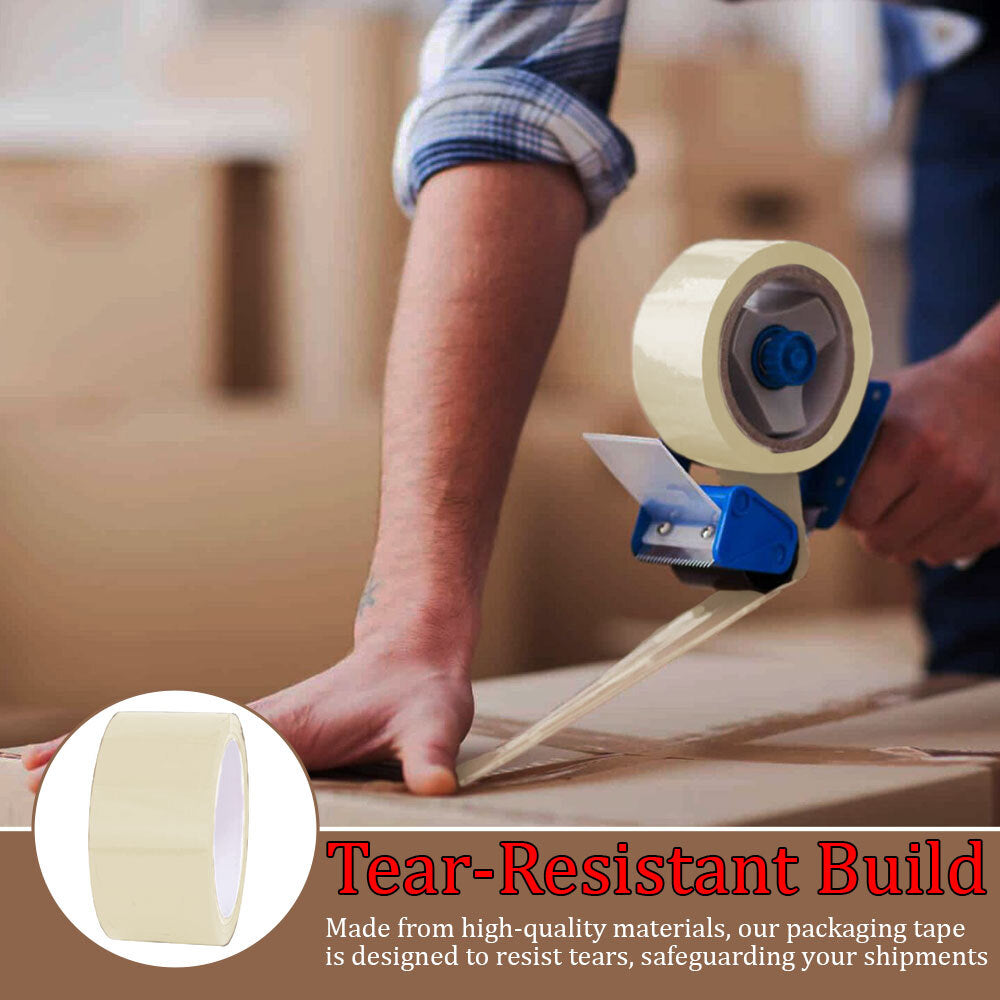 Parcel Packaging Tape Low Noise Adhesive Clear Cartoon Sealing Tape 48mm x 66m