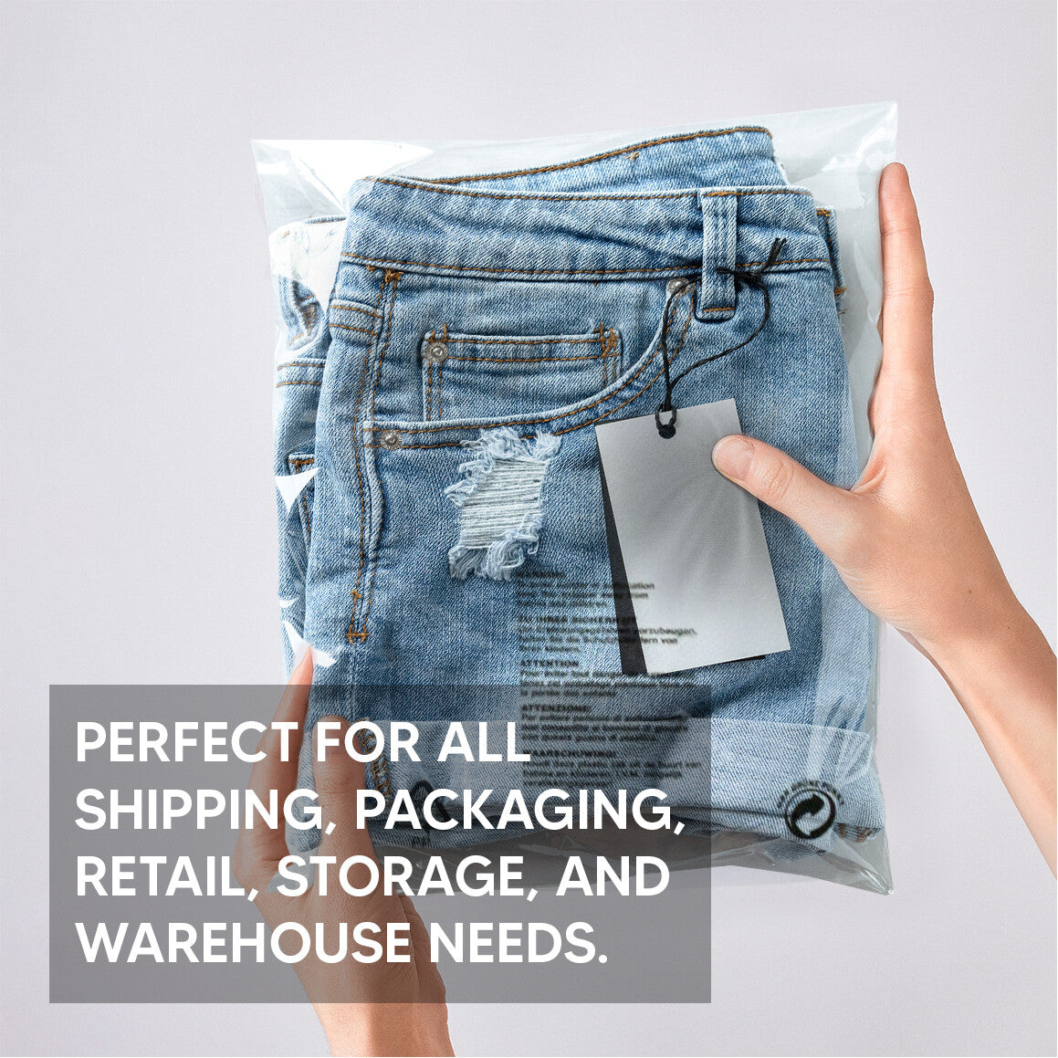Clear Garment Cover Cellophane Plastic Self Seal T shirt Display Bag - All Sizes