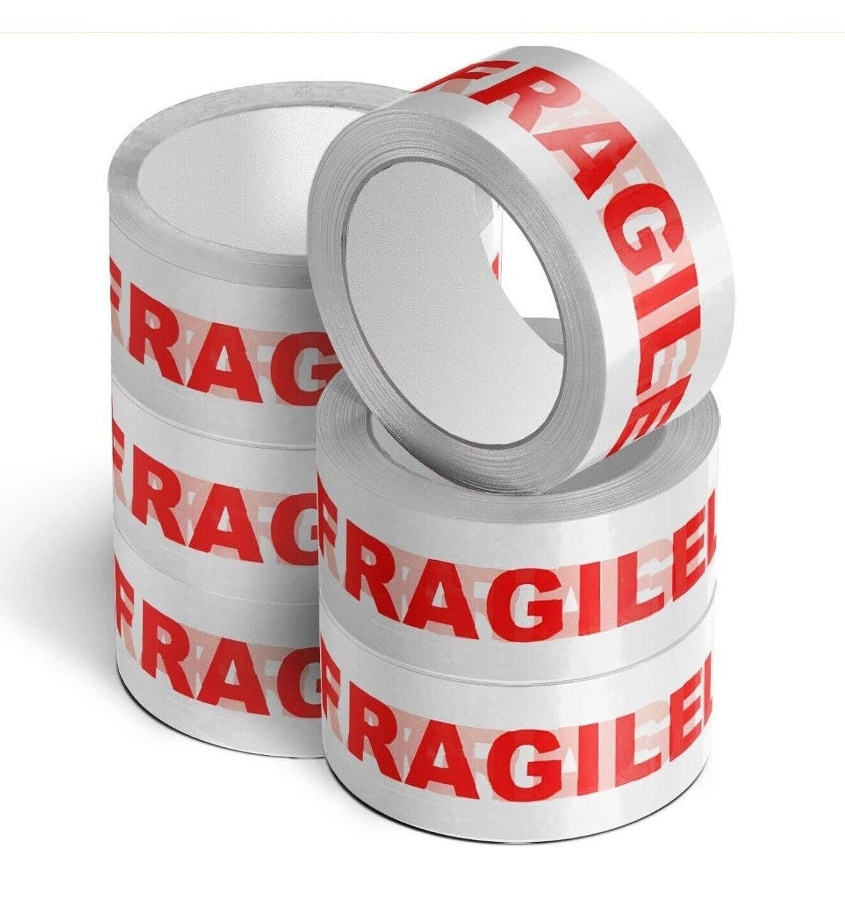 Parcel Packaging Tape 48mm x 66m Clear Fragile Brown Cartoon Sealing Tape