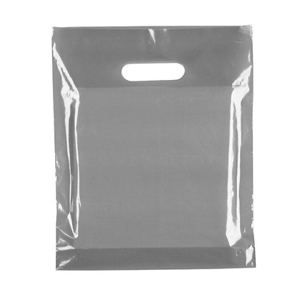 Plastic Patch Handle Carrier Bags Strong Handle Takeaway Plastic Bag for Cloths