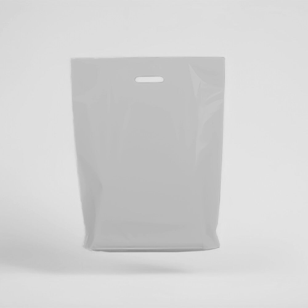 Plastic Patch Handle Carrier Bags Strong Handle Takeaway Plastic Bag for Cloths