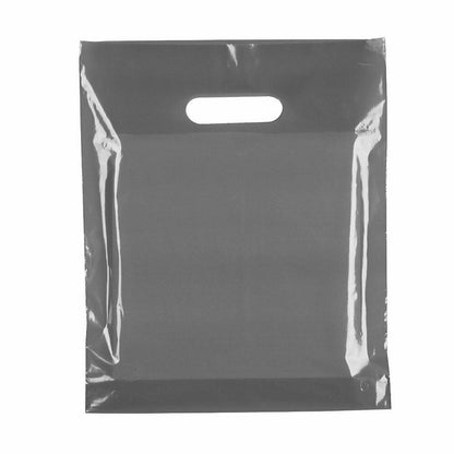 Plastic Patch Handle Carrier Bags Strong Handle Takeaway Plastic Bag for Cloths