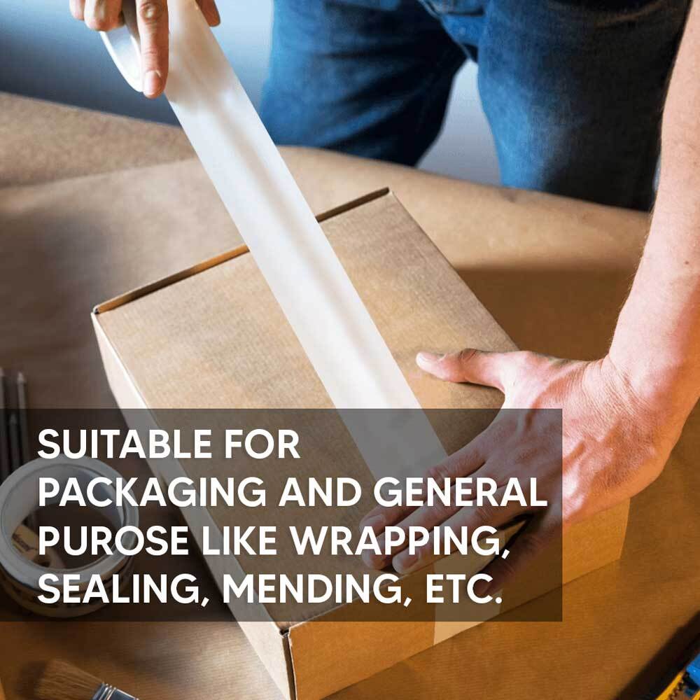 6 x Parcel Tape 48mm x 66m Assorted Cartoon Box Sealing Packaging Tape