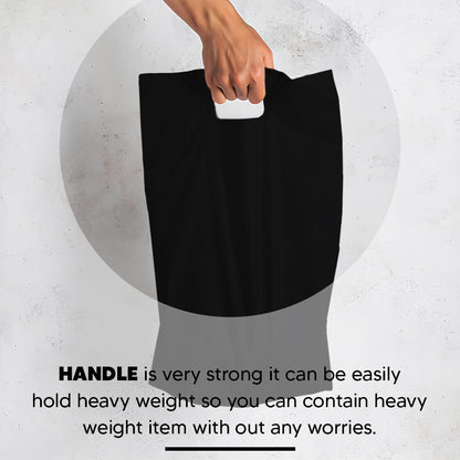 Plastic Patch Handle Carrier Bags Strong Handle Takeaway Plastic Bag for Cloths