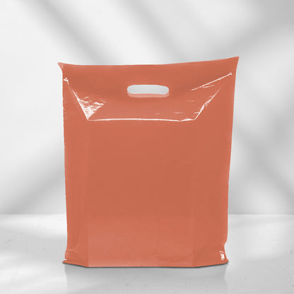 Plastic Patch Handle Carrier Bags Strong Handle Takeaway Plastic Bag for Cloths