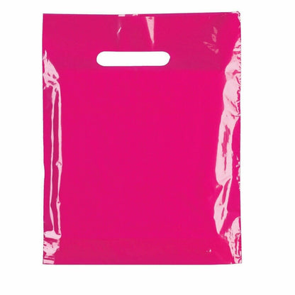 Plastic Patch Handle Carrier Bags Strong Handle Takeaway Plastic Bag for Cloths