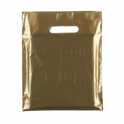 Plastic Patch Handle Carrier Bags Strong Handle Takeaway Plastic Bag for Cloths