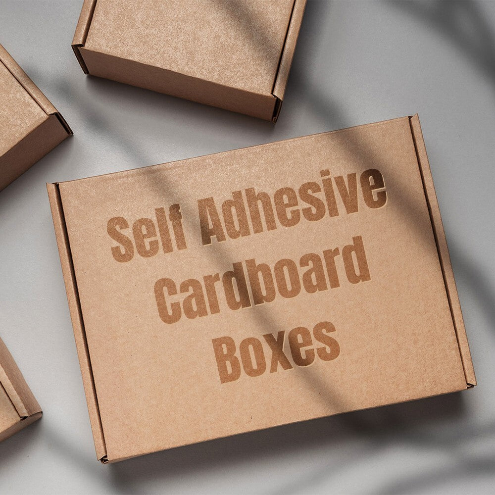 10 x Adhesive Stripe Large Letter Cardboard Boxes Peel & Seal Postal Posting Box