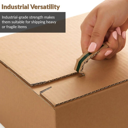 10 x Adhesive Stripe Large Letter Cardboard Boxes Peel & Seal Postal Posting Box
