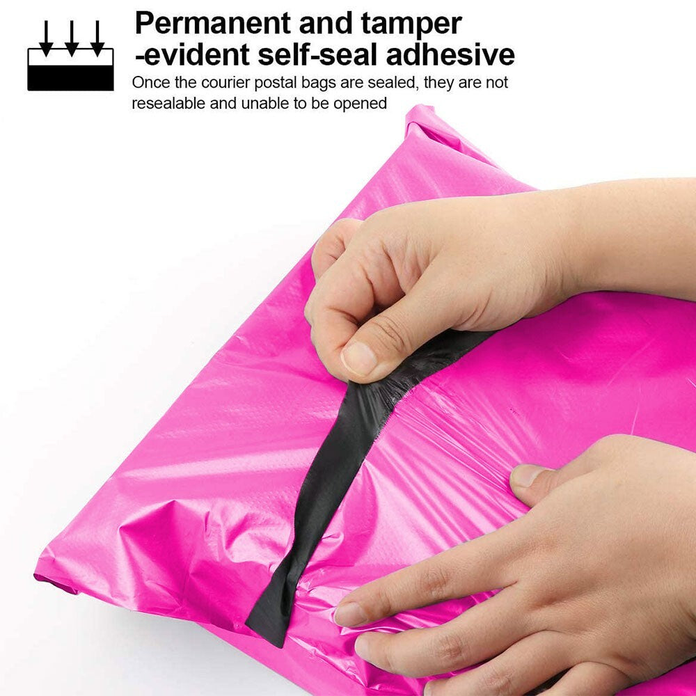 60 x Polythene Mixed Size Mailing Bag Self Seal Postage Postal (Each Size 15pcs)