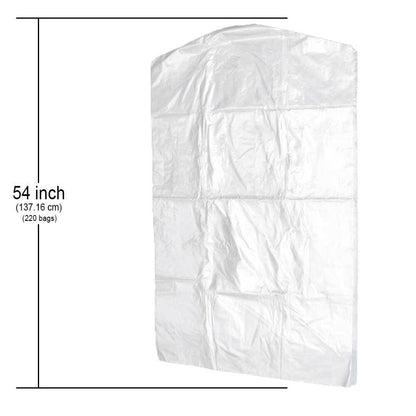 10 x Garment Covers Roll Polythene Dry Cleaner Bags on Roll for Long Dress