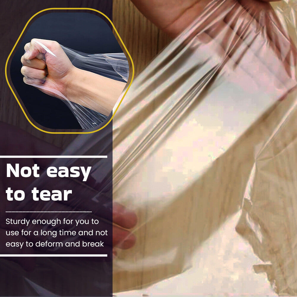 10 x Garment Covers Roll Polythene Dry Cleaner Bags on Roll for Long Dress