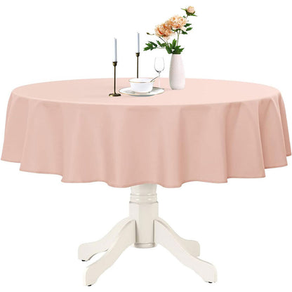 Plastic Table Cloths 84" (213cm) Heavy Duty Plastic Wipeable Table Covers